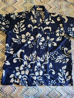 V.H.O Funky Hawaiian Shirt featuring a bold hibiscus floral print